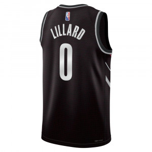 Nike Dri-FIT NBA Damian Lillard Trail Blazers Jersey ''Black''