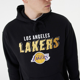 New Era NBA Los Angeles Lakers Team Script Hoodie ''Black''