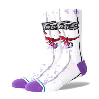 Stance NBA Toronto Raptors Overspray Socks ''White''