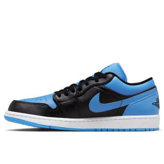 Air Jordan 1 Low ''Black/University Blue''