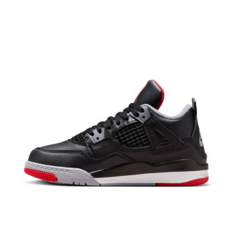 Air Jordan 4 Retro Kids Shoes ''Bred Reimagined'' (PS)