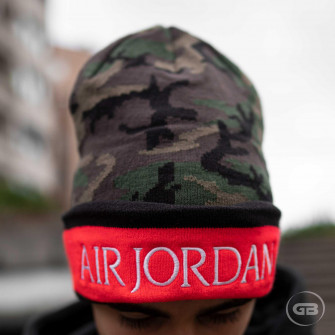 Air Jordan Jumpman Classics Beanie Hat ''Olive/Camo Print''