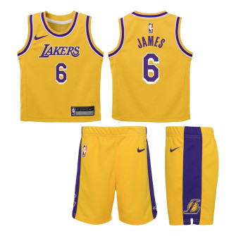 Nike NBA LA Lakers Icon Edition Box Jersey & Shorts Little Kids Set ''Lebron James''