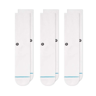 Stance Icon 3-Pack High Socks ''White''