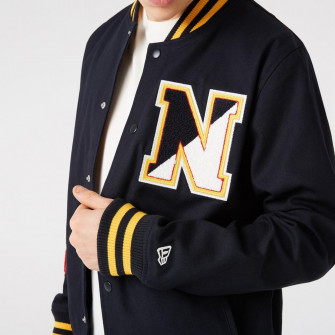 New Era Heritage Patch Varsity Jacket ''Navy''