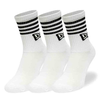 New Era Retro Stripe Socks ''White''