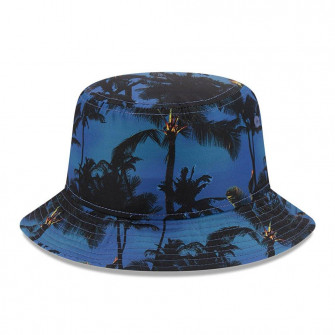 New Era Tropical Print Bucket Hat ''Blue''