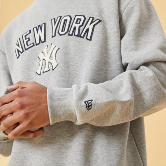New Era MLB NY Yankees Heritage Crew Hoodie ''Grey''