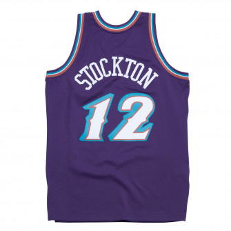 M&N Swingman Utah Jazz Road 1996-97 John Stockton Jersey ''Purple''