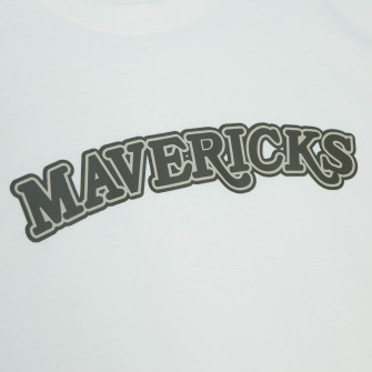 M&N NBA Dallas Mavericks Cream T-Shirt ''Off White''