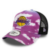 New Era Los Angeles Lakers Cloud All Over Print Trucker Cap "Purple"