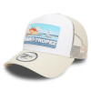 New Era Summer Saint Tropez Stone Trucker Cap "Cream"