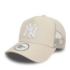 New Era New York Yankees League Essential Trucker Cap "Light Beige"