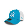 New Era New York Yankees League Essential Trucker Kids Cap "Bright Blue"