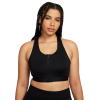 Nike Swoosh Medium-Support Pad Zip-Front Bra ''Black''