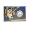 NBA Golden State Warriors Silver Mint Coin Card ''Stephen Curry''