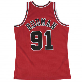 M&N Swingman Jersey Dennis Rodman 91