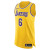 Nike Los Angeles Lakers LeBron James Icon Edition 2022/23 Dri-FIT Authentic Jersey ''Yellow''