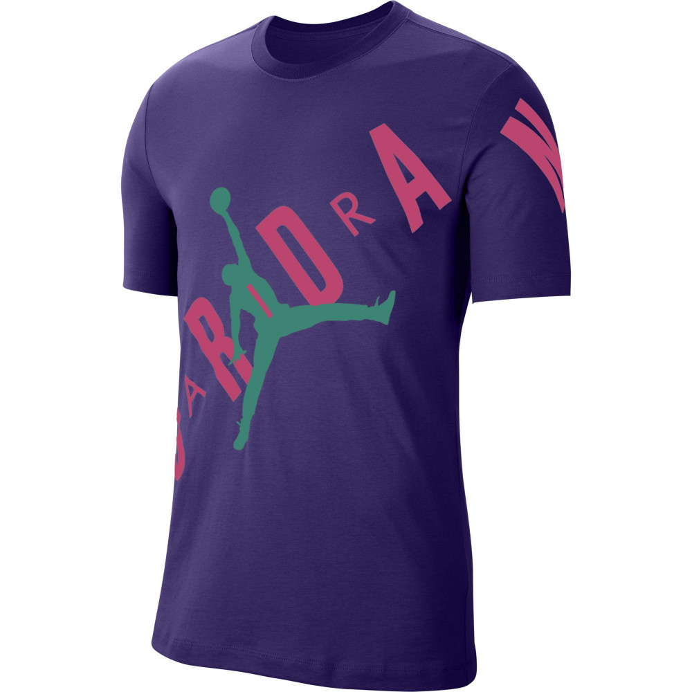 Air Jordan Hbr T Shirt Purple Pólók Férfi Ruházat Grosbasket