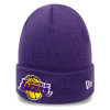 New Era Los Angeles Lakers Team Cuff Knit Hat ''Purple''