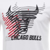 New Era NBA Logo Repeat Chicago Bulls T-Shirt ''White''