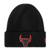 New Era Chicago Bulls Team Colour Out Line Hat ''Black''