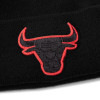 New Era Chicago Bulls Team Colour Out Line Hat ''Black''