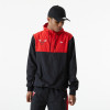 New Era NBA Chicago Bulls Colour Block Windbreaker ''Black/Red''