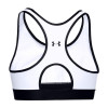 UA Mid Keyhole Graphic Sports Bra ''White''