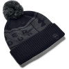 UA Big Logo Pom Hat ''Black/Grey''