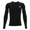 UA HeatGear Compression Longsleeve Kids Shirt ''Black''