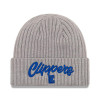 New Era NBA20 Draft Los Angeles Clippers Cuff Knit Beanie ''Grey''