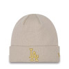 New Era MLB Los Angeles Dodgers Metallic Women's Beanie Hat ''Beige''