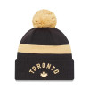 New Era NBA Toronto Raptors City Edition Knit Hat ''Black/Gold''