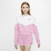 Nike Sportswear Crew Fleece Hoodie ''Pink Rise/White''