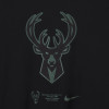 Nike Dri-FIT NBA Bucks Logo T-Shirt ''Black''