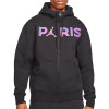 Air Jordan Paris Saint-Germain Full-Zip Fleece Hoodie ''Black''