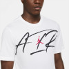 Air Jordan Dri-FIT Air Script Crew T-Shirt ''White''