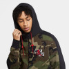 Air Jordan Jumpman Classics Camo Fleece Hoodie ''Medium Olive''