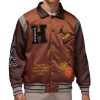 Air Jordan x Honor The Gift Varsity Jacket ''Moon Fossil''