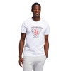 adidas Dame Logo T-Shirt ''White''