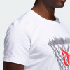 adidas Dame Logo T-Shirt ''White''