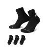 Air Jordan Everyday Ankle Socks 3-Pack ''Black''