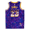 Nike NBA Lebron James Lakers Select Series Jersey ''Field Purple/Amarillo''