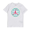 Air Jordan Mountain Side Globe Kids T-Shirt ''White''