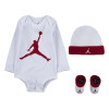Air Jordan Jumpman 3-Piece Infant Baby Set ''White'' 6-12M