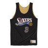 M&N Reversible Mesh Philadelphia 76ers Allen Iverson Jersey ''Black/Brown''