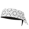 Nike Dri-FIT Swoosh Printed Reversible Head Tie ''Black/White''