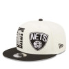New Era NBA Draft Brooklyn Nets 9Fifty Snapback Cap ''Cream''