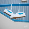 Nike Blazer Low Leather ''White/Laser Blue''